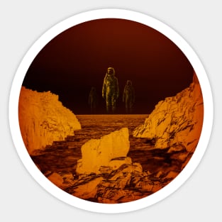 Escape from red planet Sticker